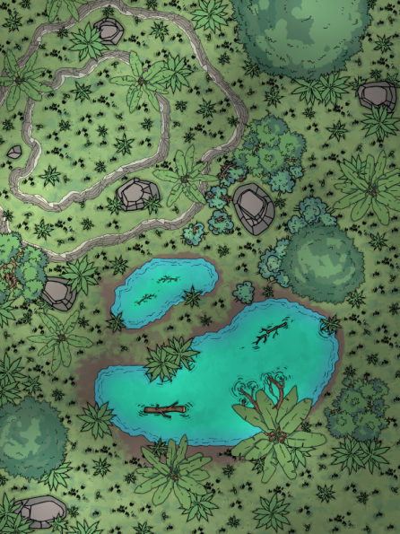 Jungle_Lake_3_High_Quality_Gridless_30x40-1